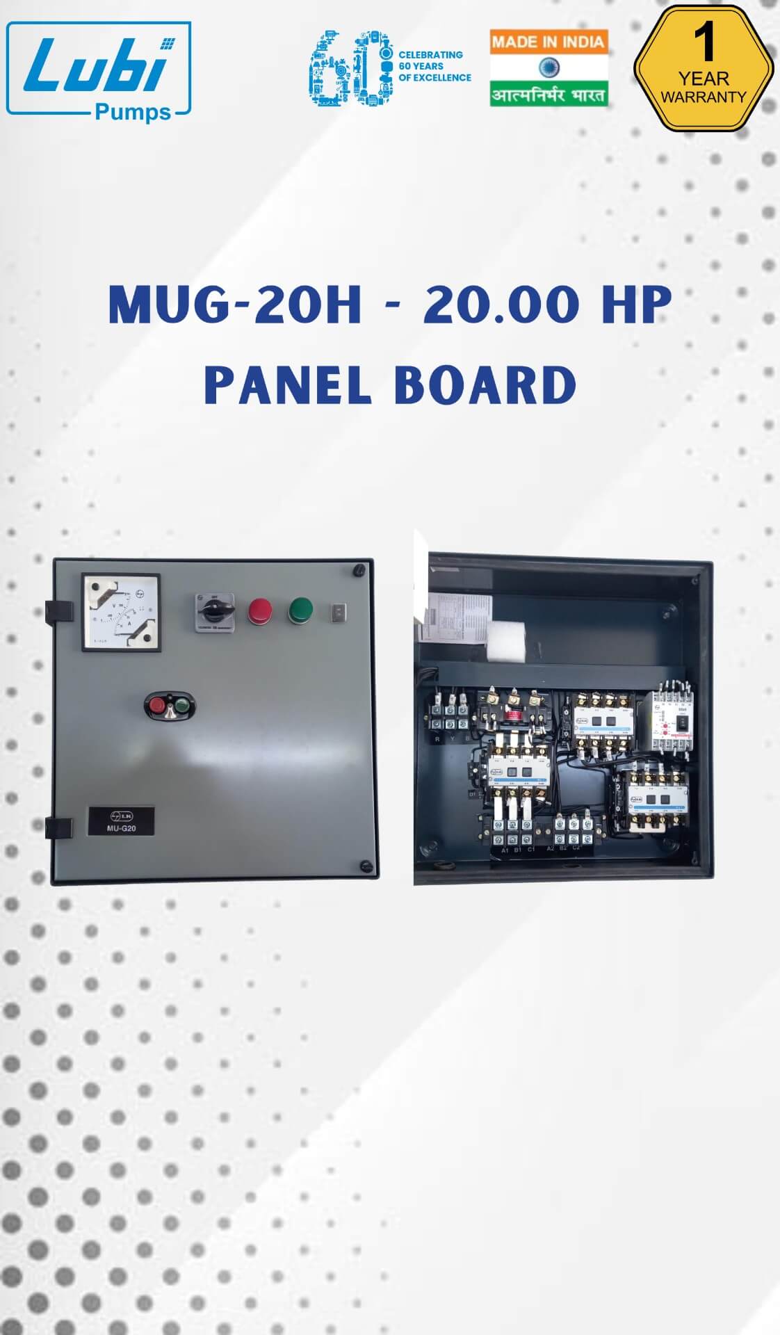 MUG-20H - 20.00 HP Panel Board
